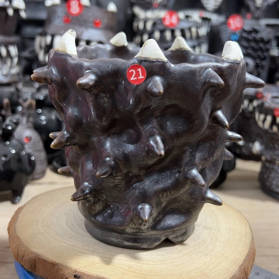 21号，手捏，内口11.5外高13