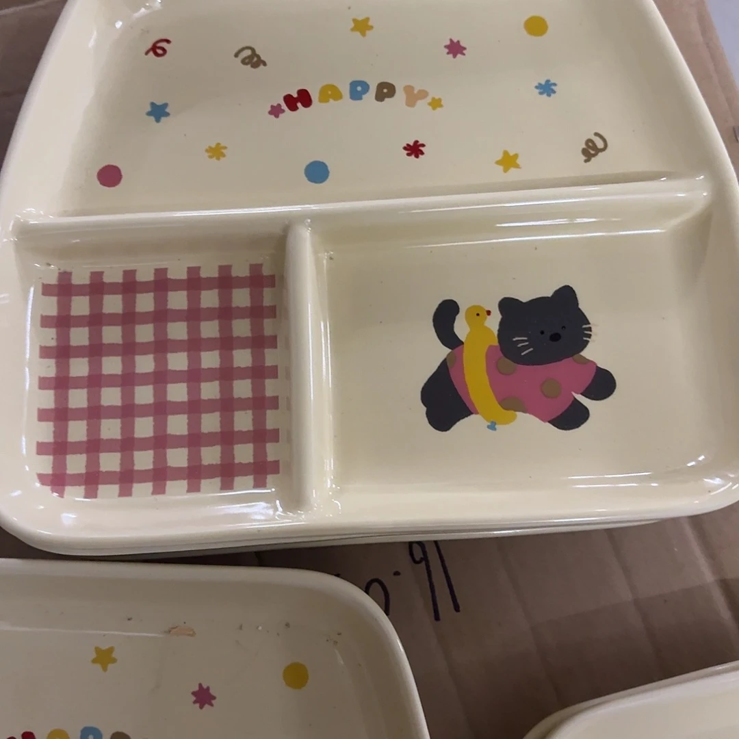 搪瓷微瑕一个黑猫三格