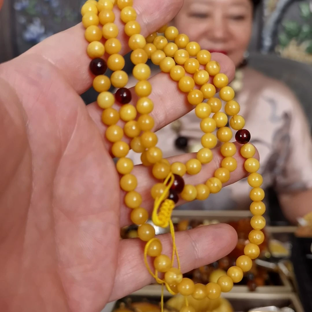 未镶嵌琥珀手链多样性发货