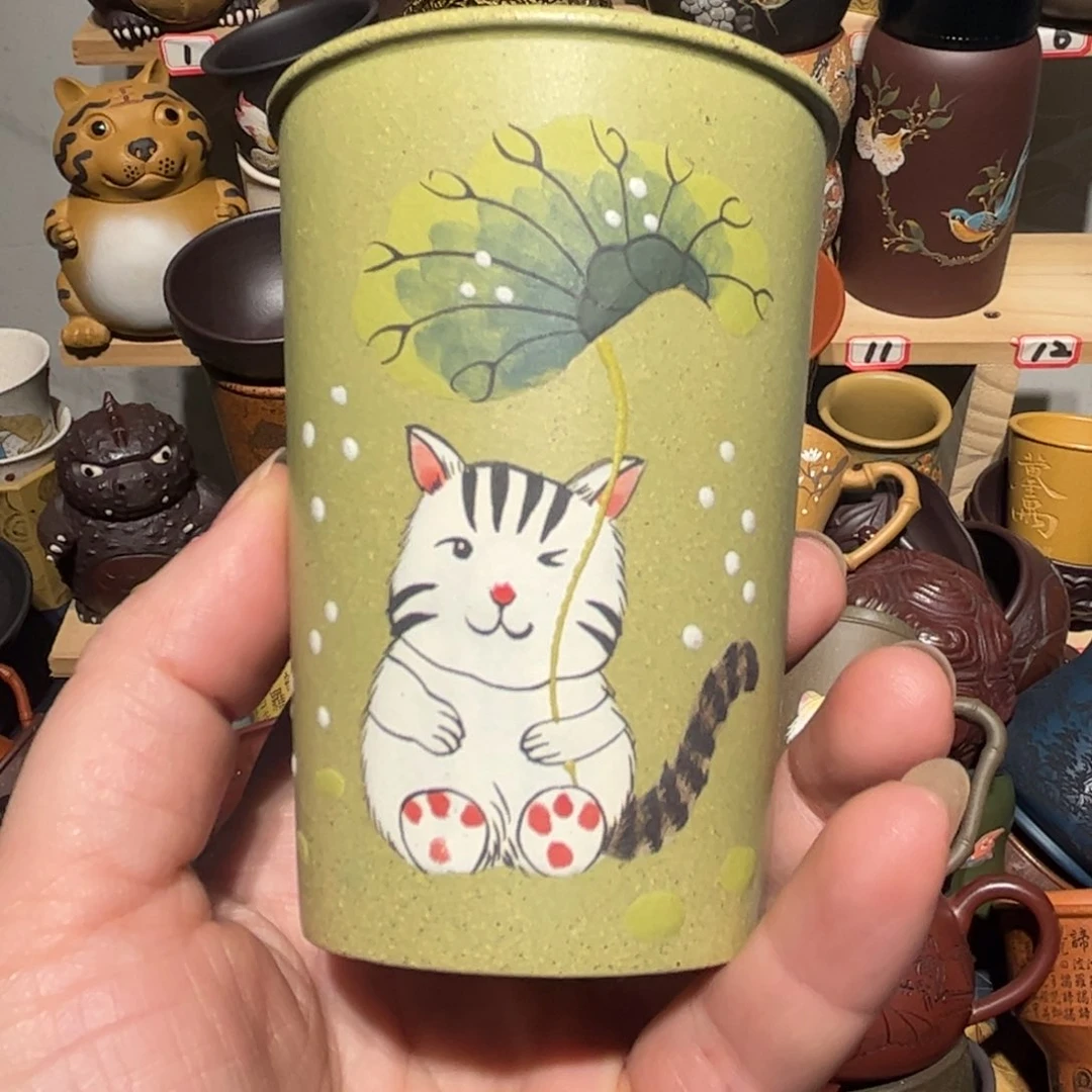 紫砂茶杯宜兴紫砂主人杯