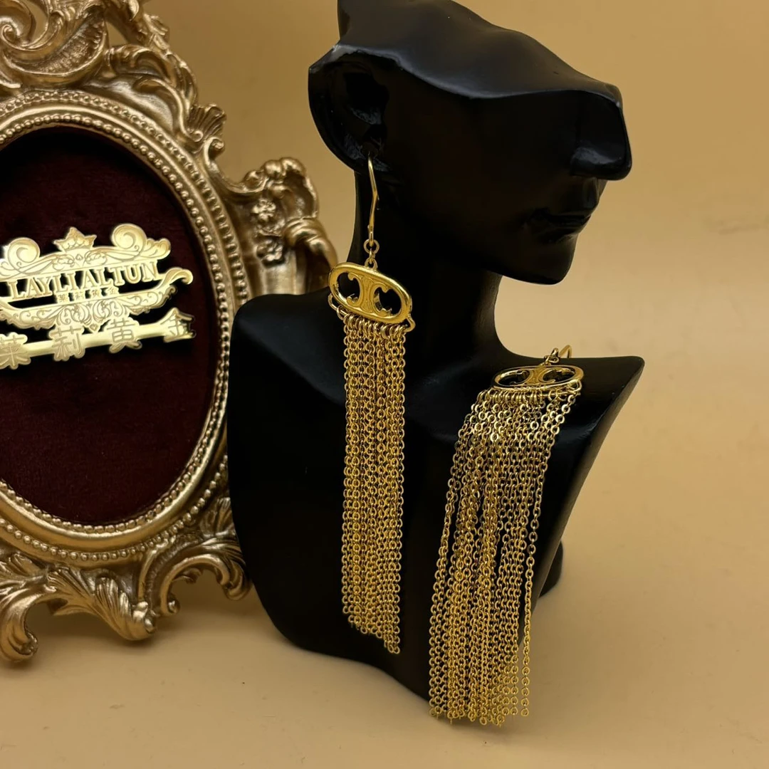 A播 17.04g足金999耳饰 e