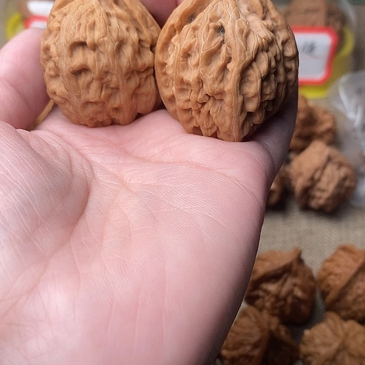 梁***来文玩核桃吊坠红锦鲤