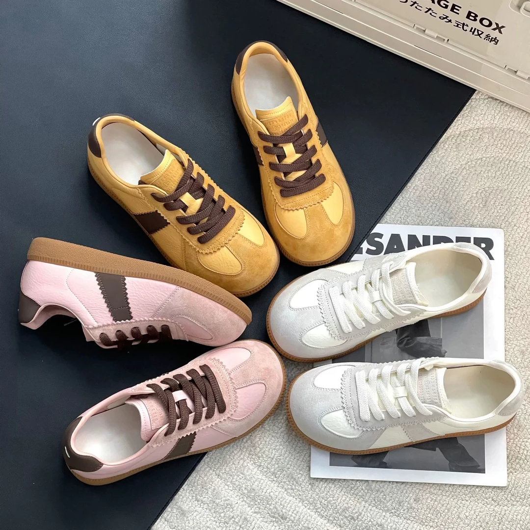 【起司】卡皮巴拉丑萌平底德训鞋女2025早春新款轻便时尚百搭阿甘鞋