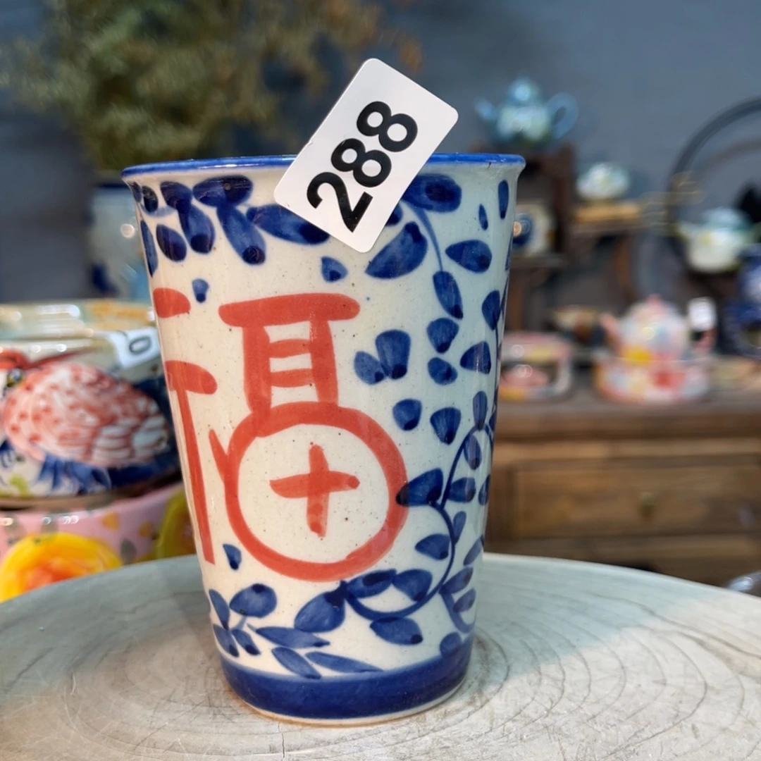 杯素浅陶瓷手工手绘