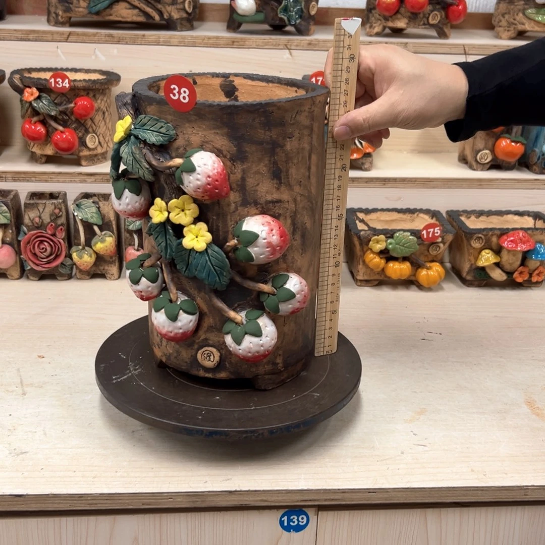 花盆紫砂38号内口15外高27.5