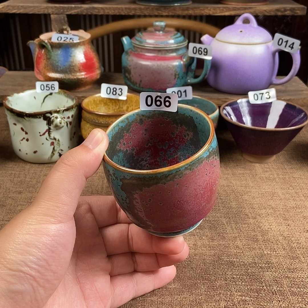 瓷片钧瓷茶壶茶具