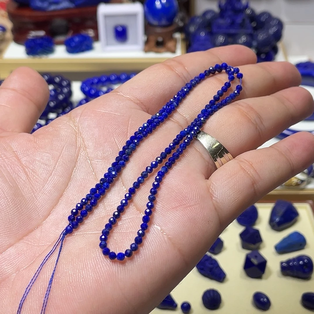 大***王青金石未镶嵌2mm切面40cm长