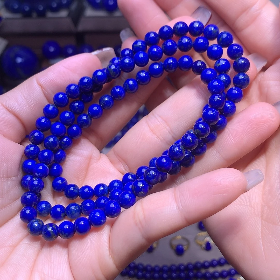 十***@青金石未镶嵌6.3m长链