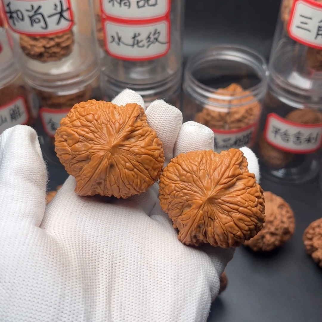 把件文玩核桃45精品泥鳅背