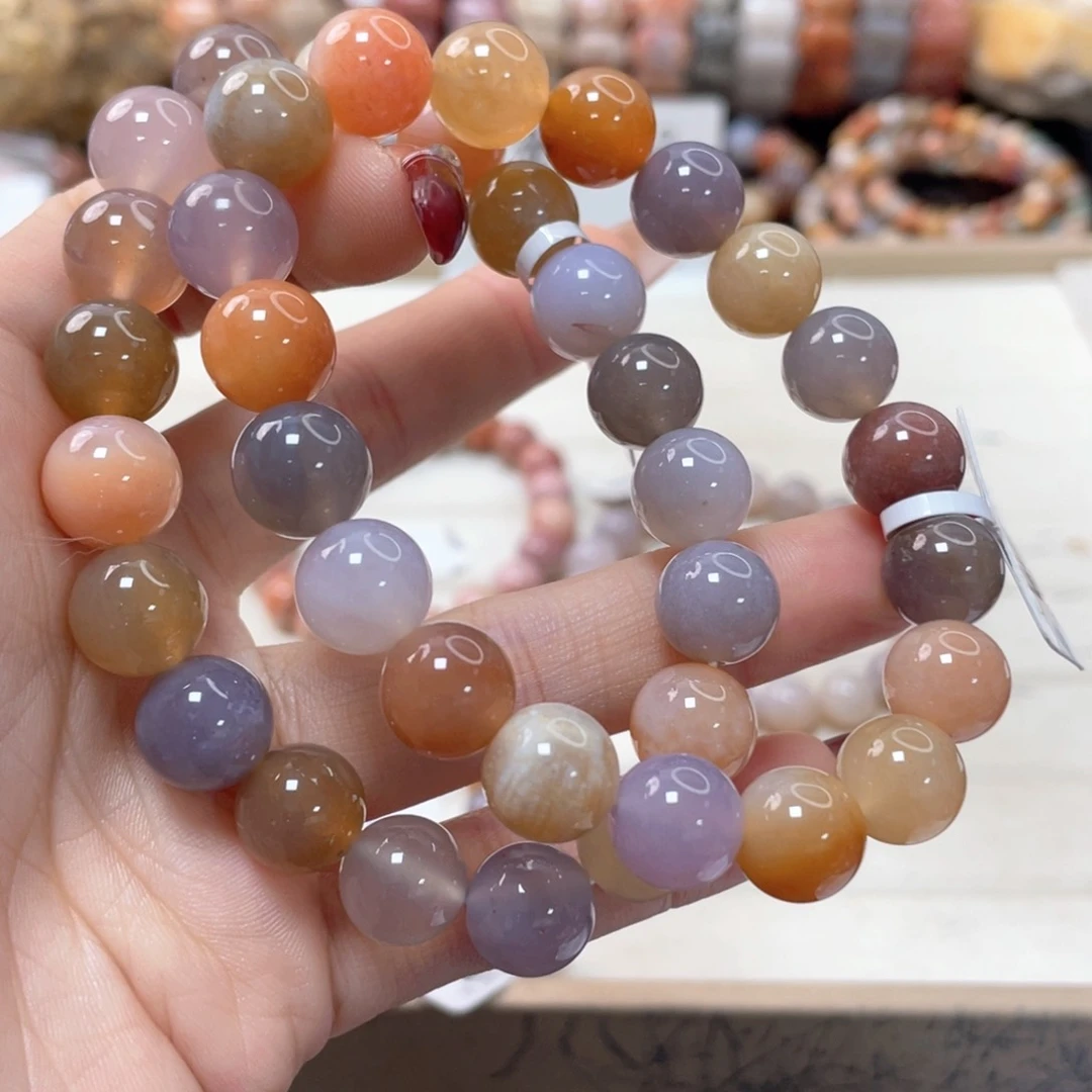 硅化珊瑚（珊瑚玉）手链未镶嵌帽**姐450