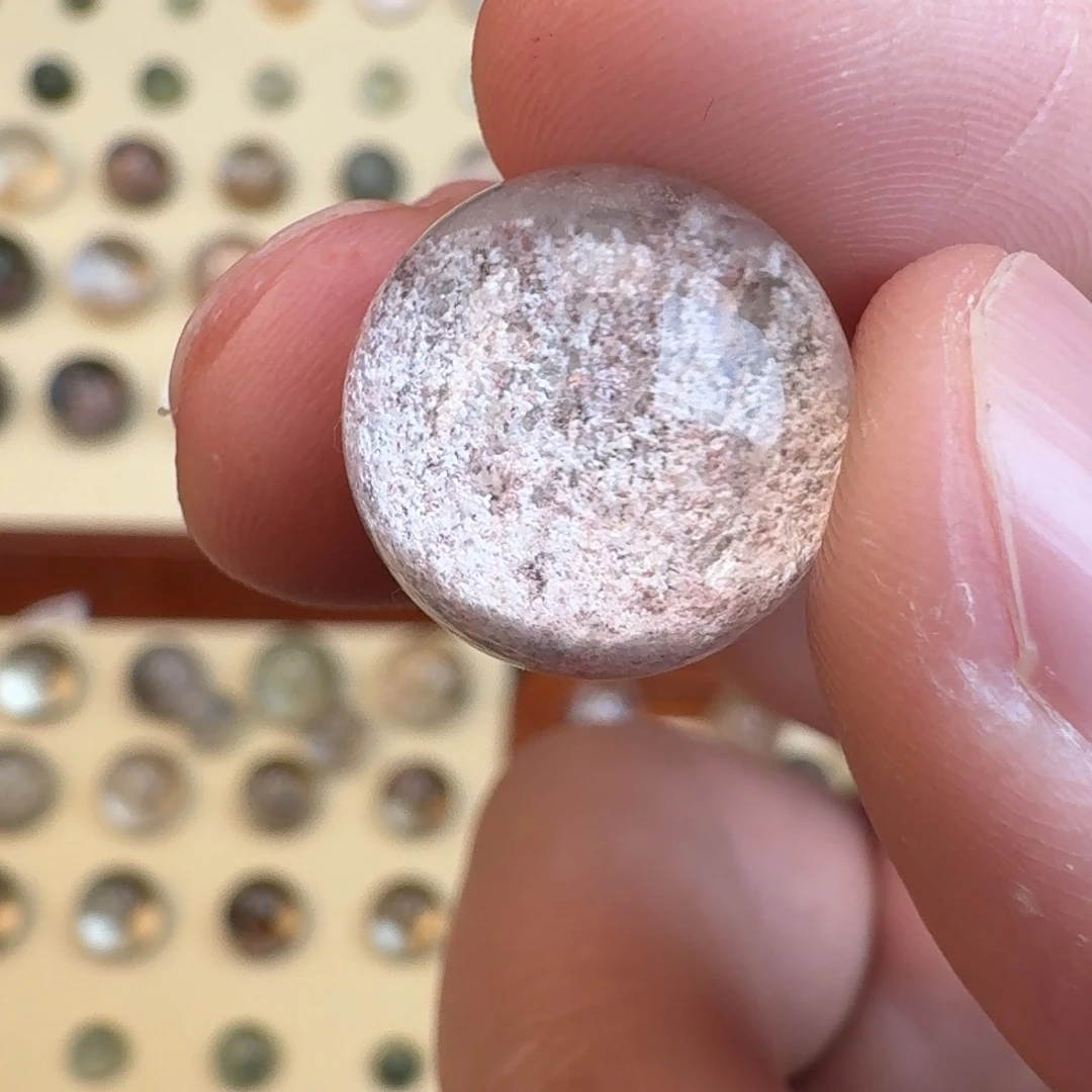 未镶嵌水晶珠宝半成品15.3mm