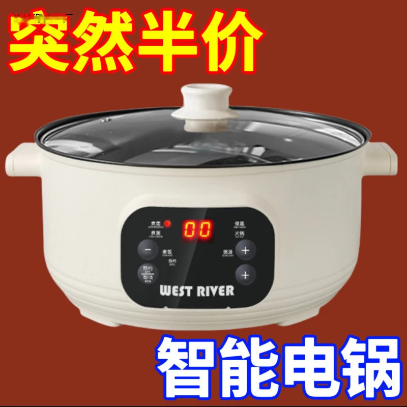 德国电炒锅家用电煮锅多功能电炒蒸煮一体锅电火锅大容量不粘电锅