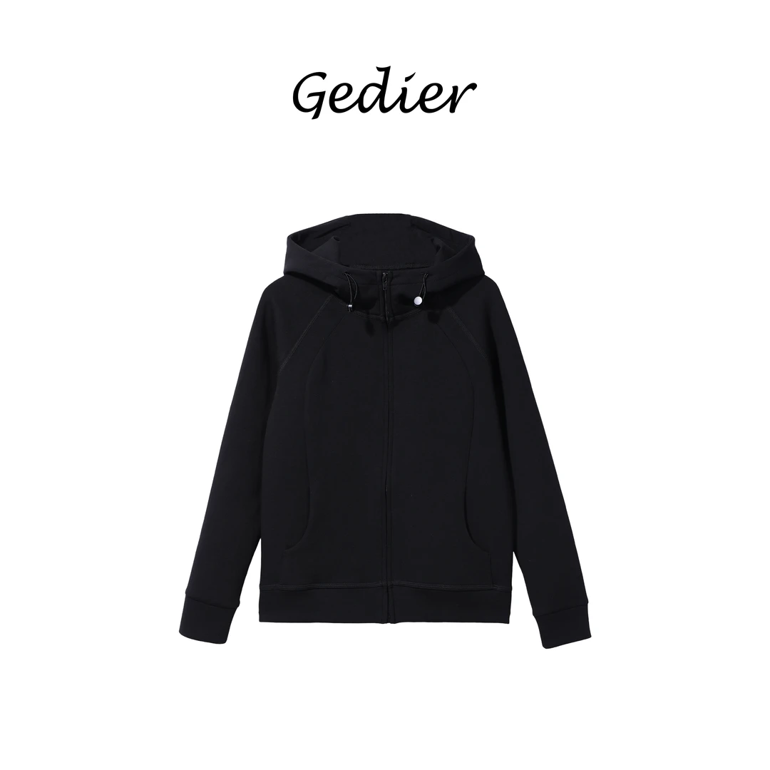 【歌蒂尔Gedier】春季连帽拉链卫衣外套上衣女款2025爆款WG510172Y