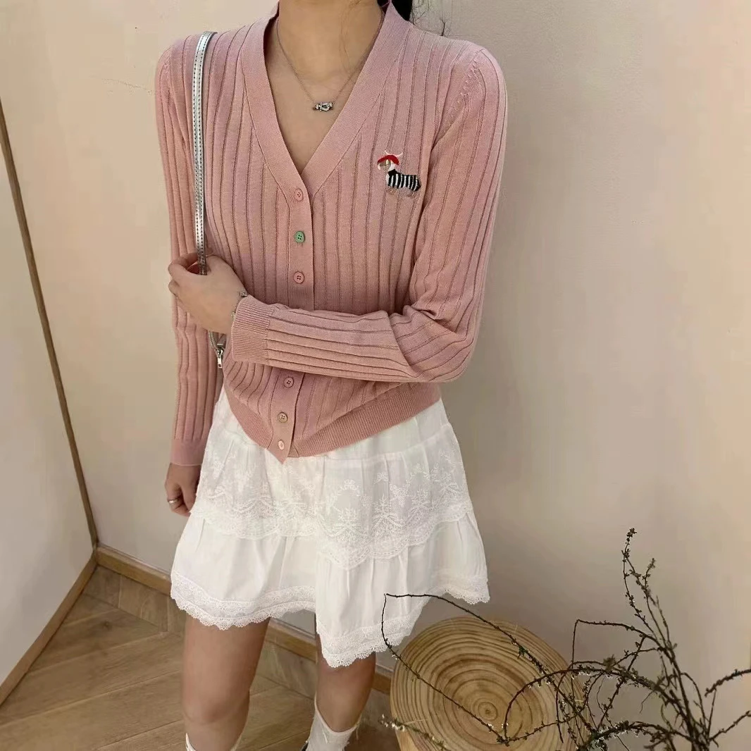 邹先森3317-30新款时尚百搭显瘦气质薄款长袖针织衫