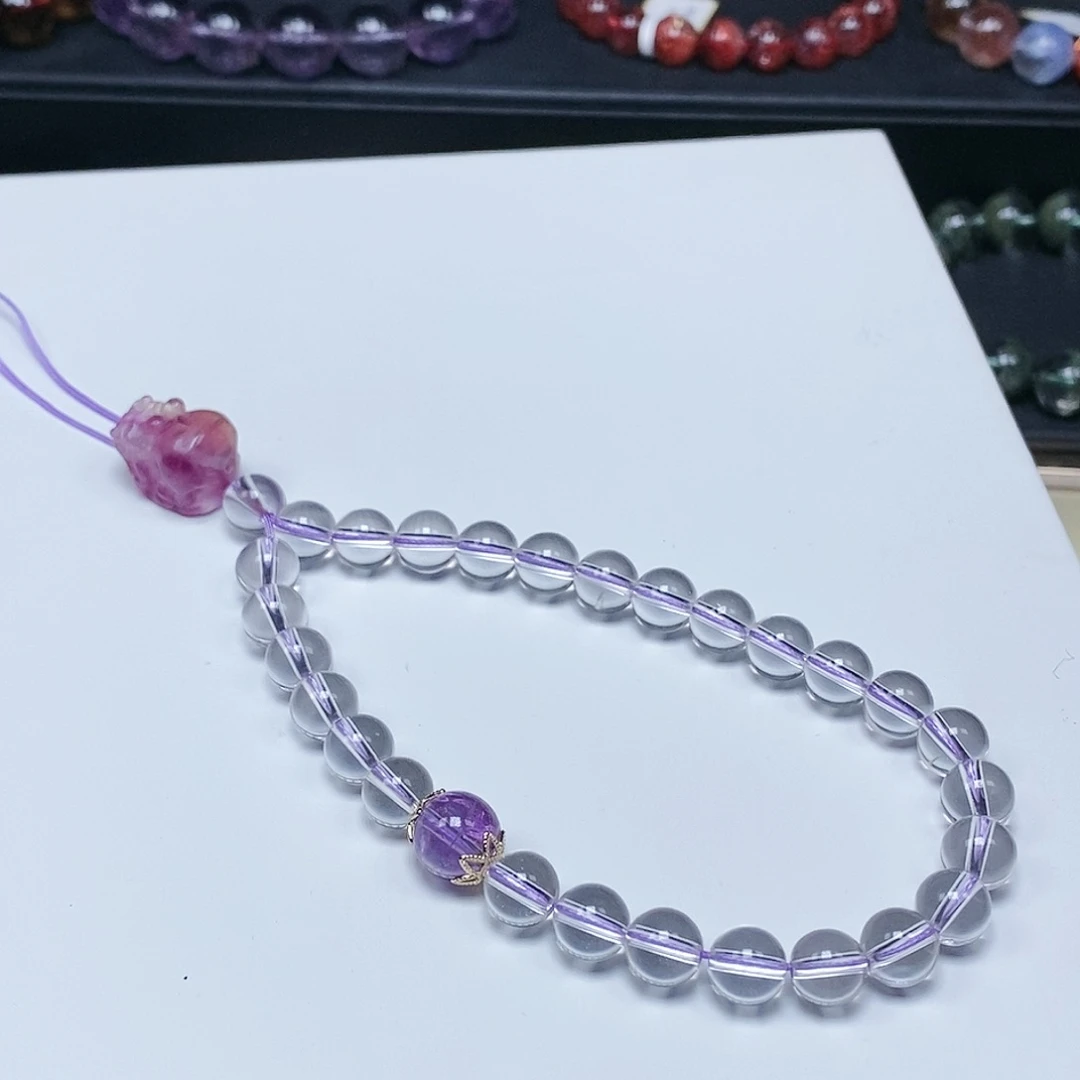 水晶定制款未镶嵌卓*手机挂