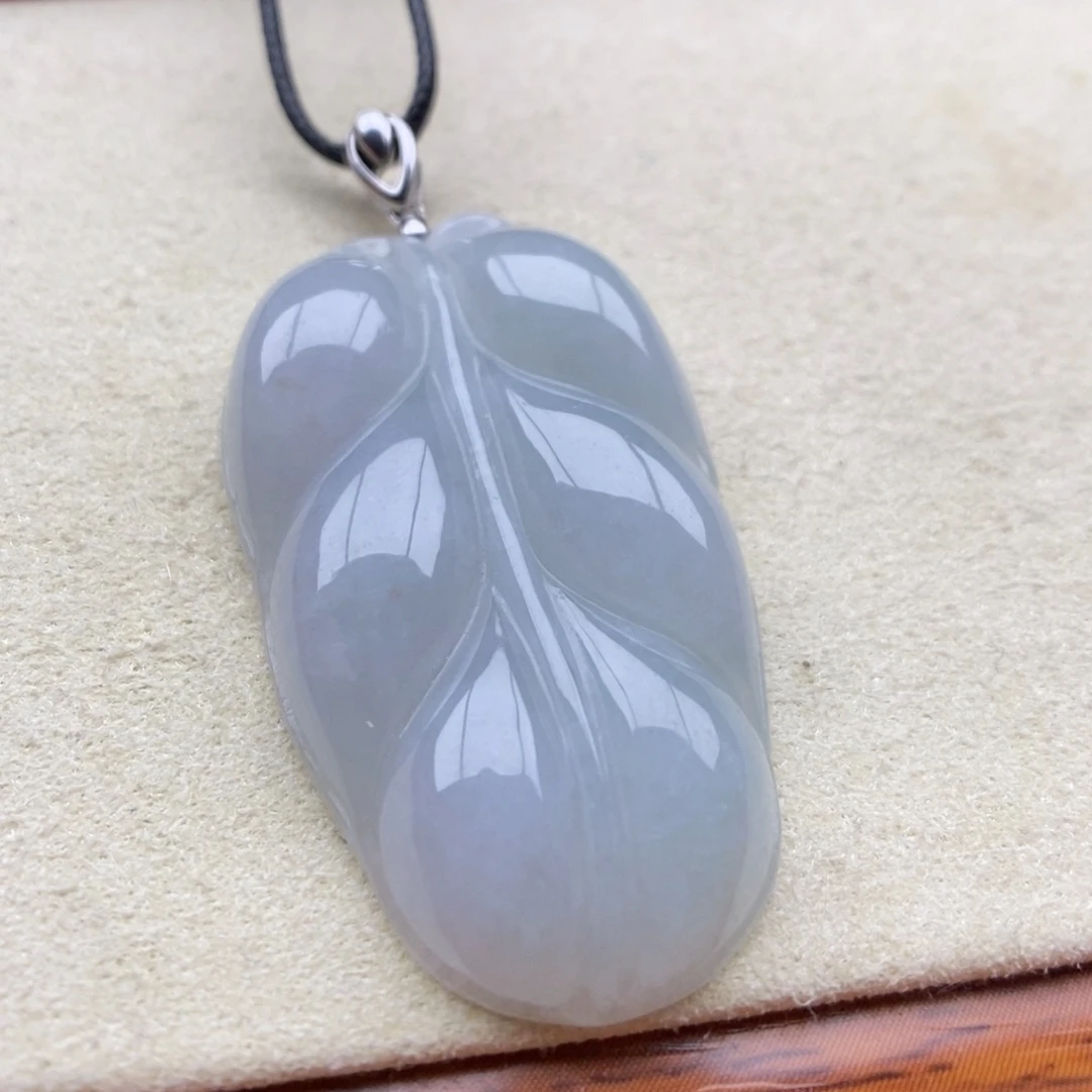 翡翠银S925镶嵌颈饰吊坠6