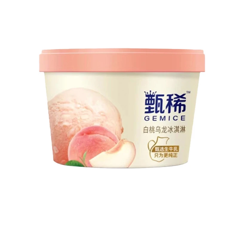 【京东次日达】【1杯】伊利甄稀白桃乌龙雪糕冰淇淋雪糕同城送雪糕同城配