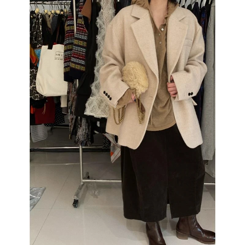 超高品面料外套大衣 J24W378