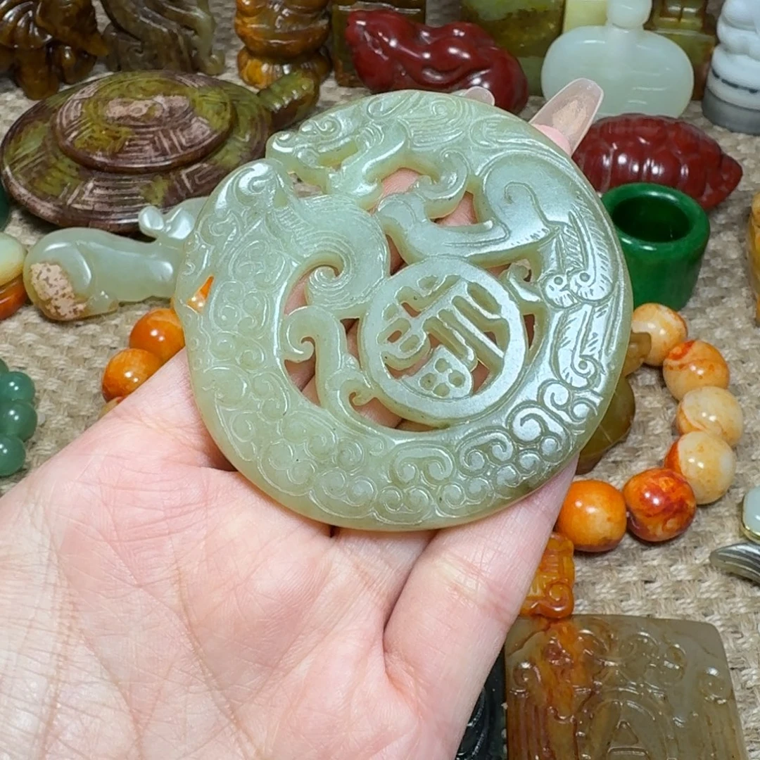 吊坠白玉菩提挂件