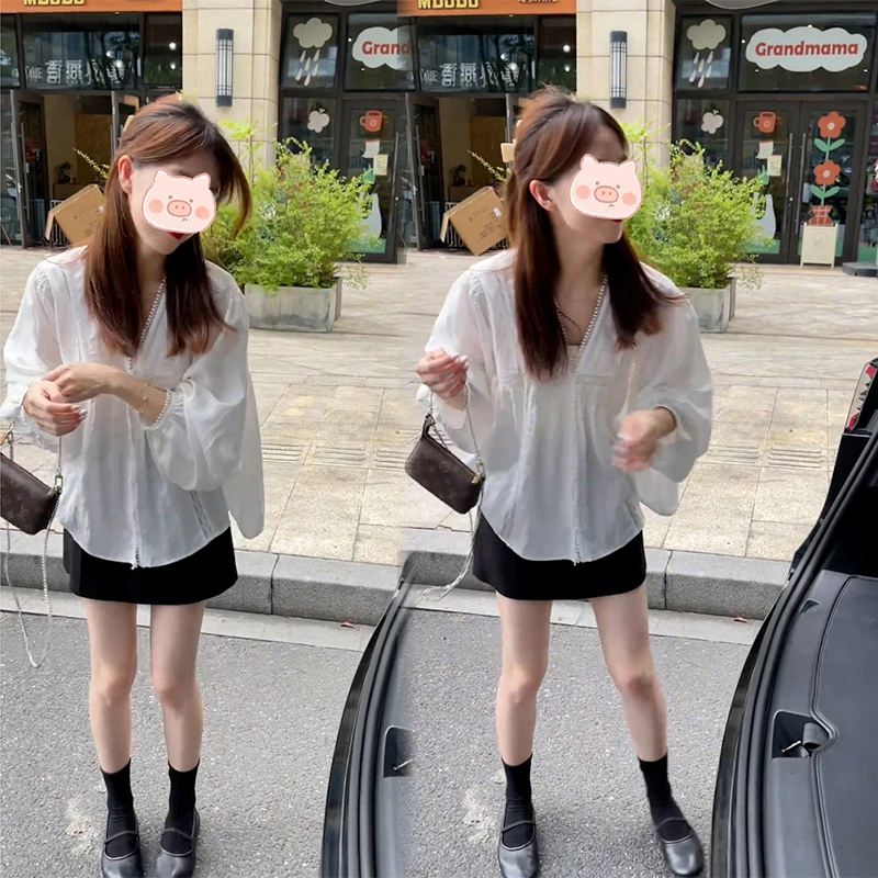 2025年大方得体穿搭一整套时尚百搭设计上衣搭配高腰显瘦短裤套装