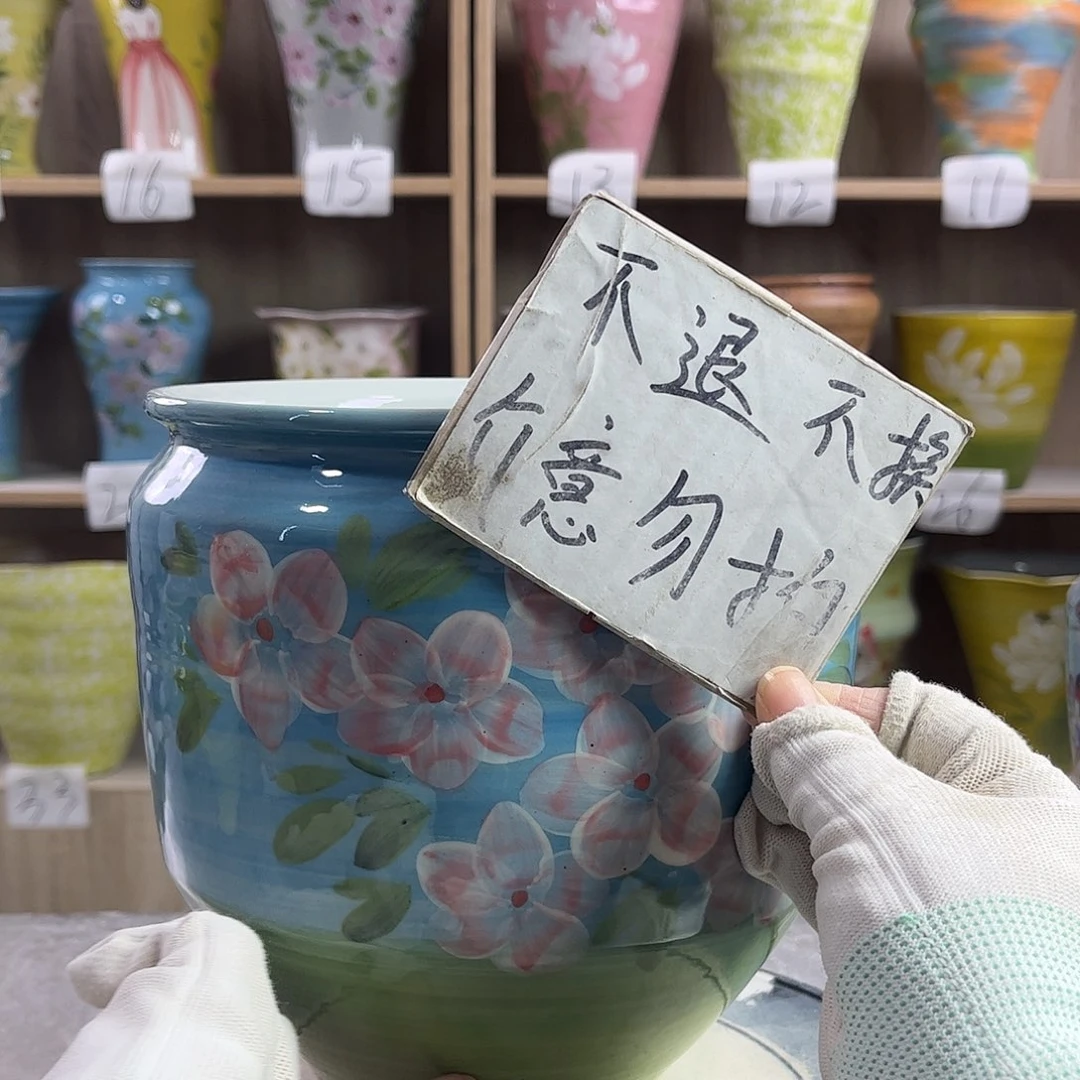 景德镇陶瓷花盆花盆