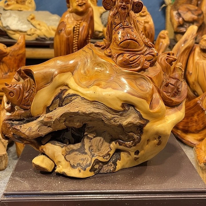 柏木（崖柏）太行崖柏根雕摆件