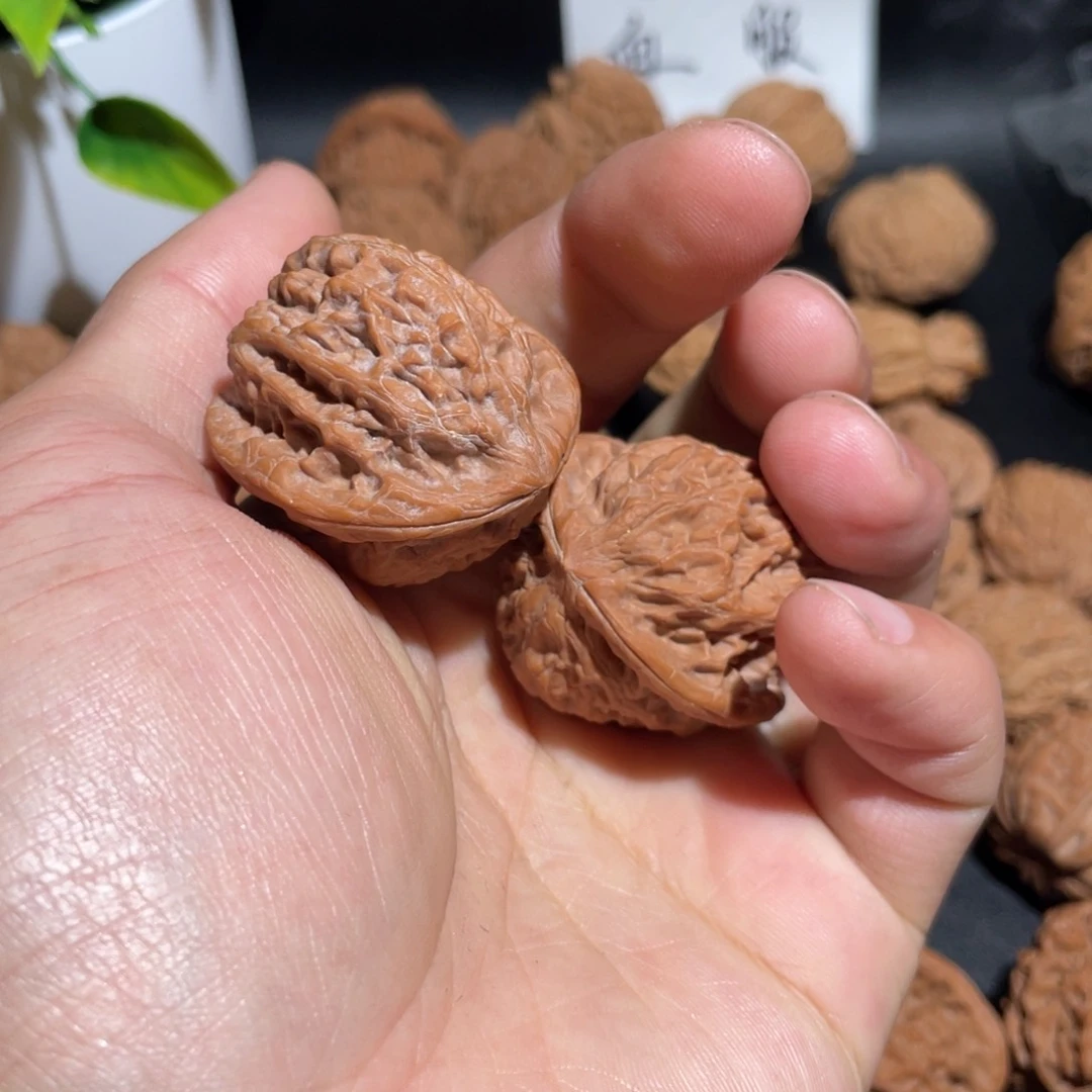 文玩核桃把件阿*35野生
