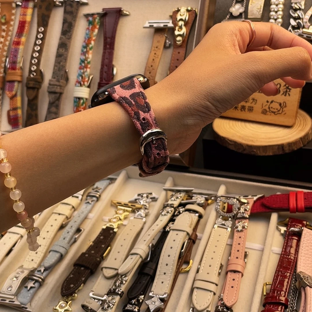 石英石纯铜粉色豹纹