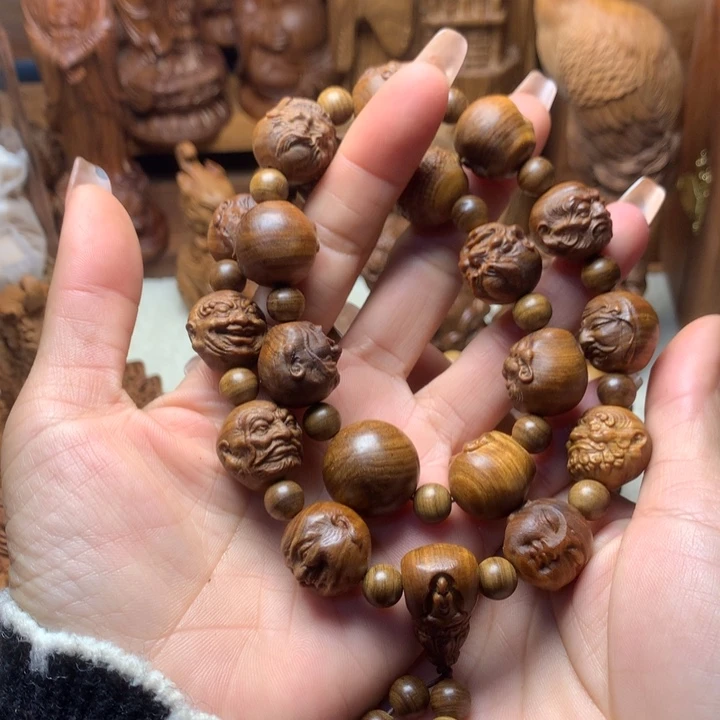 檀香木其他老山檀香手把件