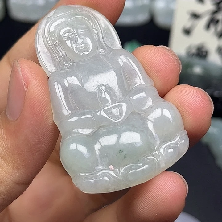 翡翠未镶嵌颈饰缅甸天然翡翠