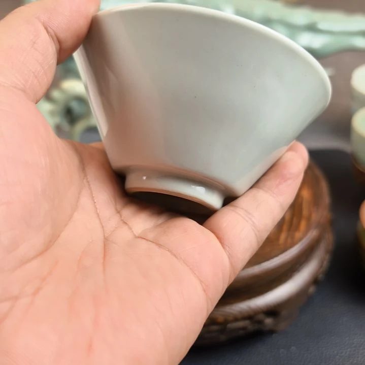 汝州原产地原矿月白斗笠