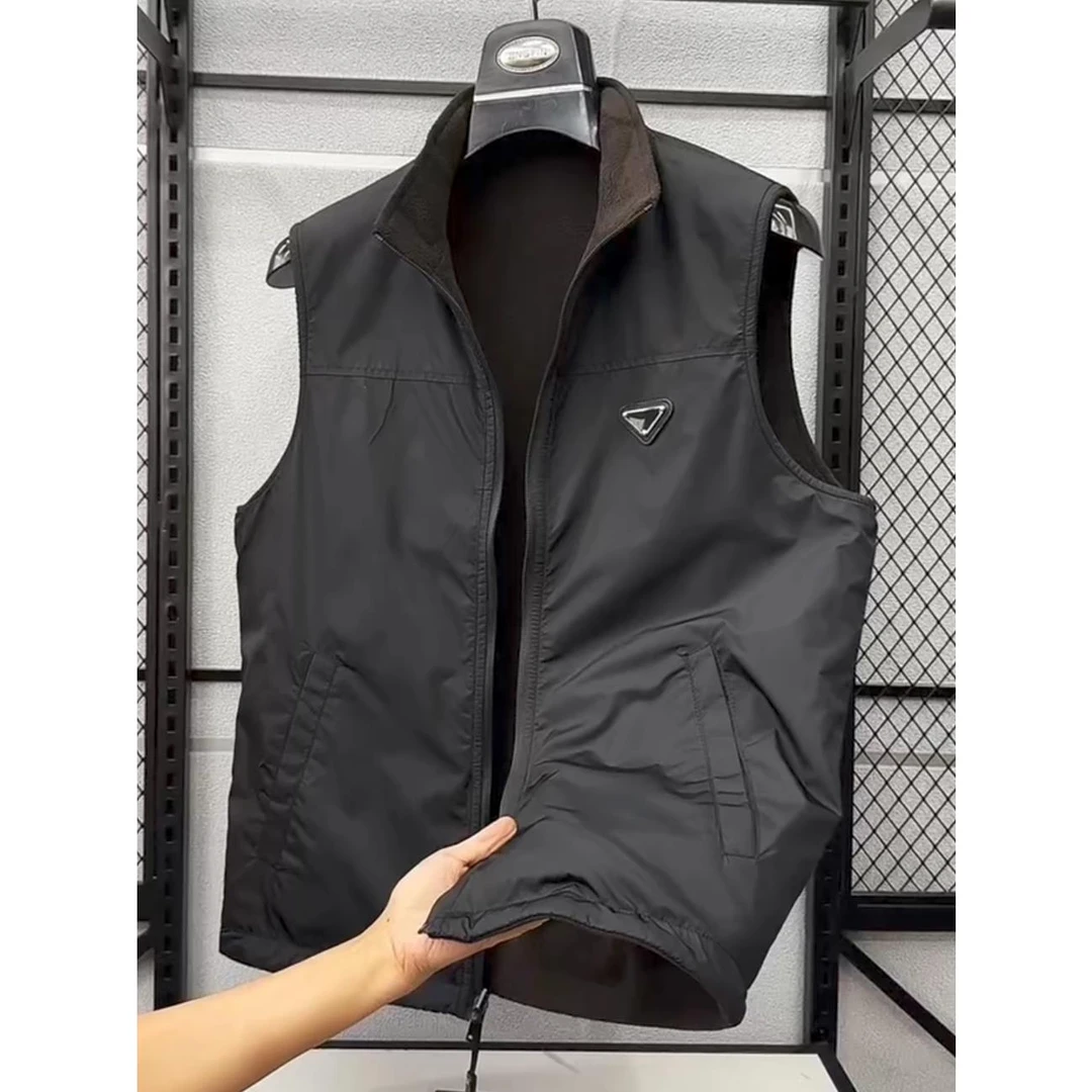 【轻奢男装】秋冬季新品立领双面穿马甲坎肩高品质时尚百搭商务帅