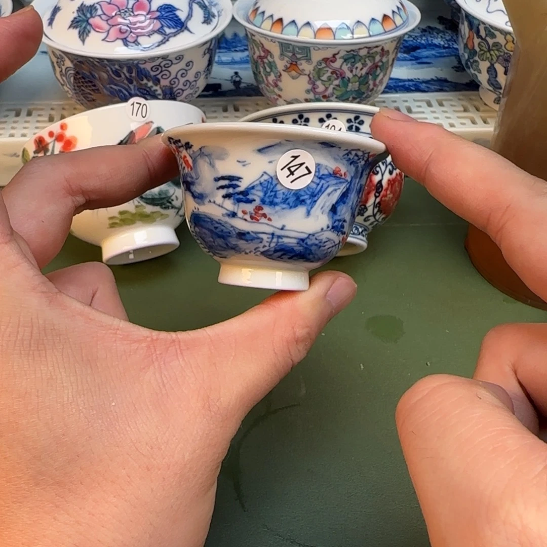 彦祖纯手绘手工茶具147