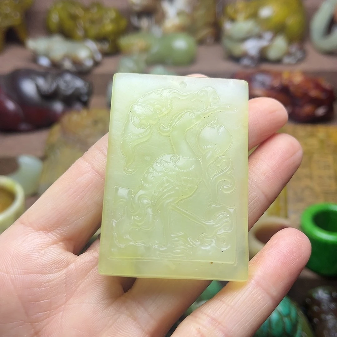 白玉菩提吊坠149。。