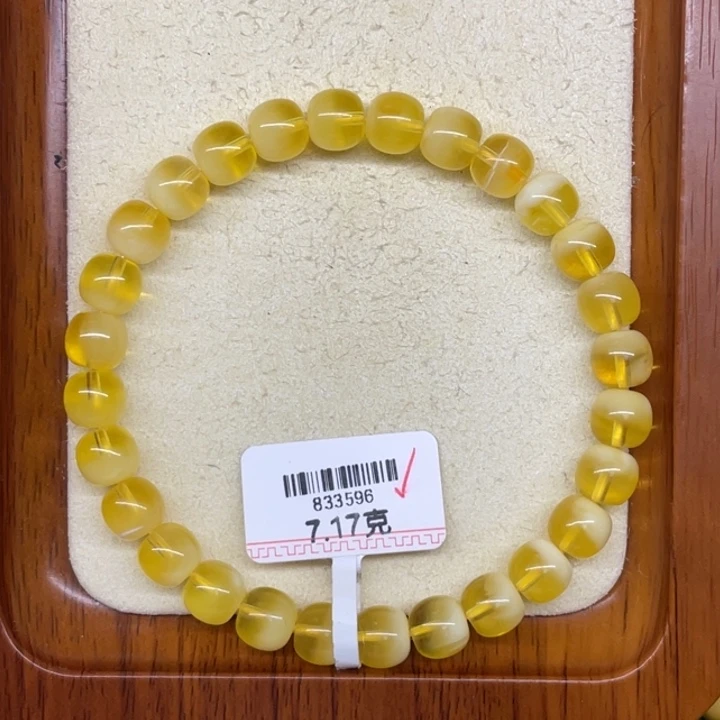 蜜蜡未镶嵌手链蜜蜡