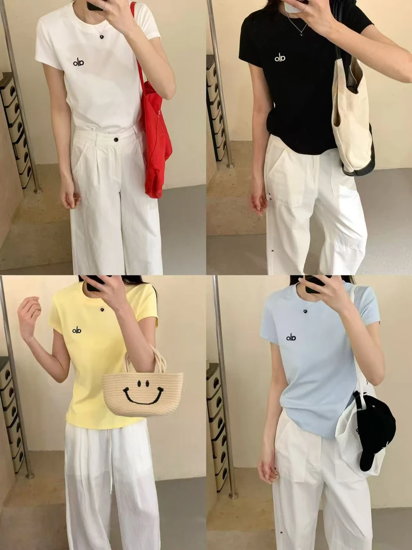 【修身款】字母刺绣T恤衫