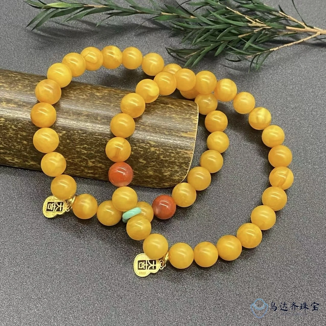 【乌达齐珠宝】7mm+葫芦老蜡手串@多样性只发其中一件