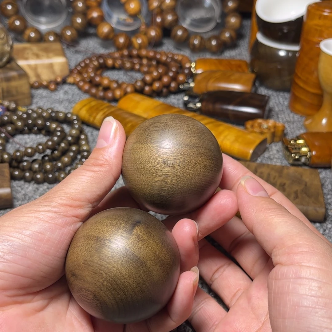 金丝楠阴沉木保健球