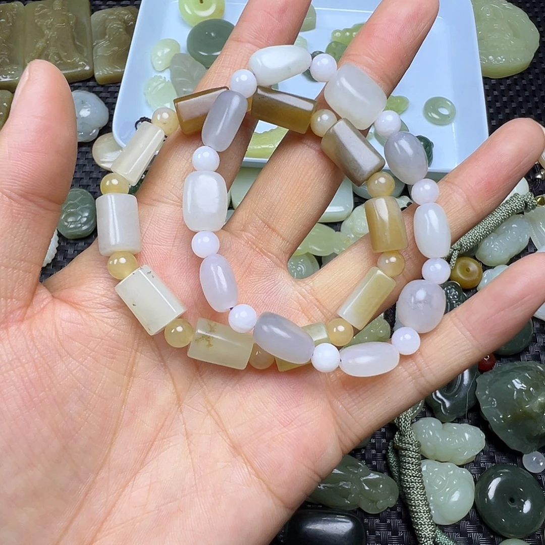 和田玉未镶嵌吊坠(不含链)