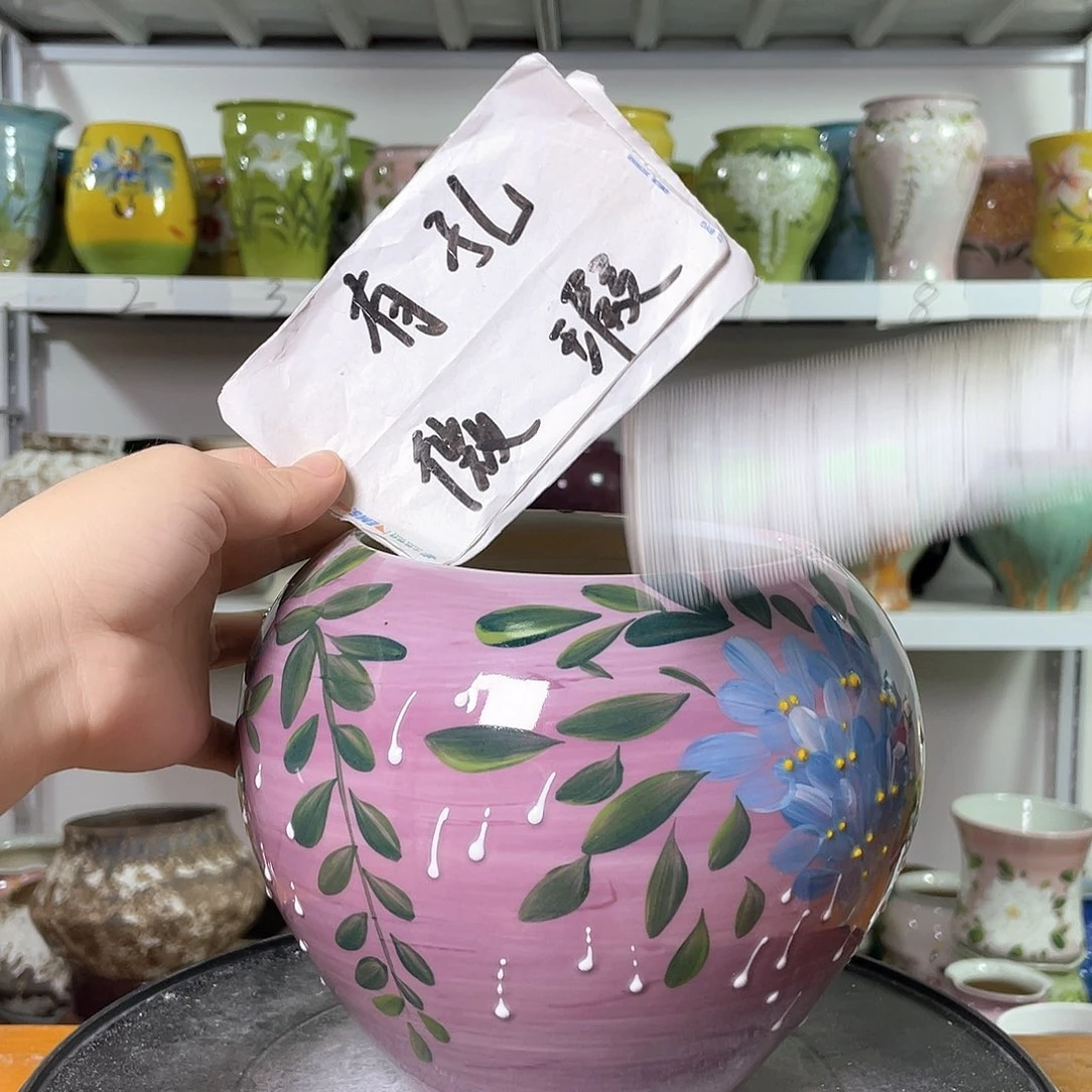 景德镇陶瓷花盆花器暇256