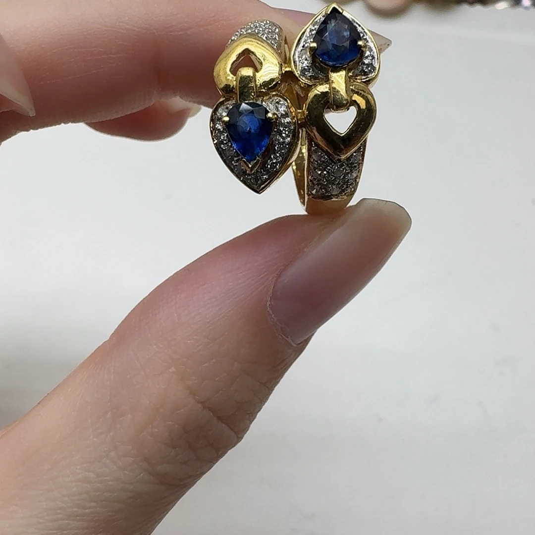 蓝宝石戒指未镶嵌