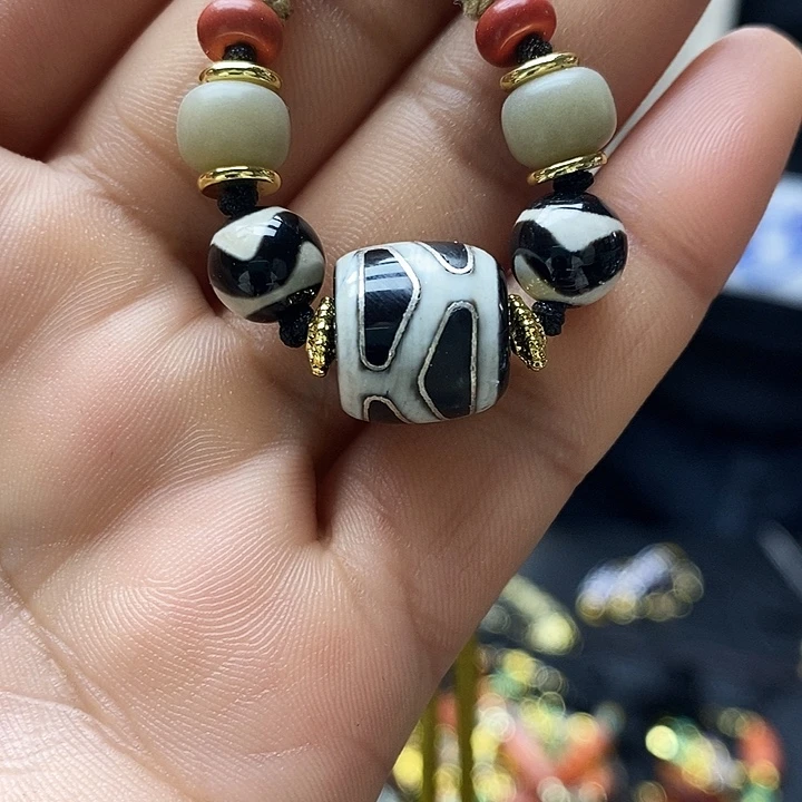 玛瑙/玉髓合金颈饰