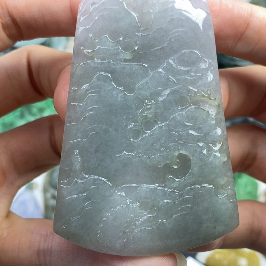 颈饰未镶嵌翡翠吊坠