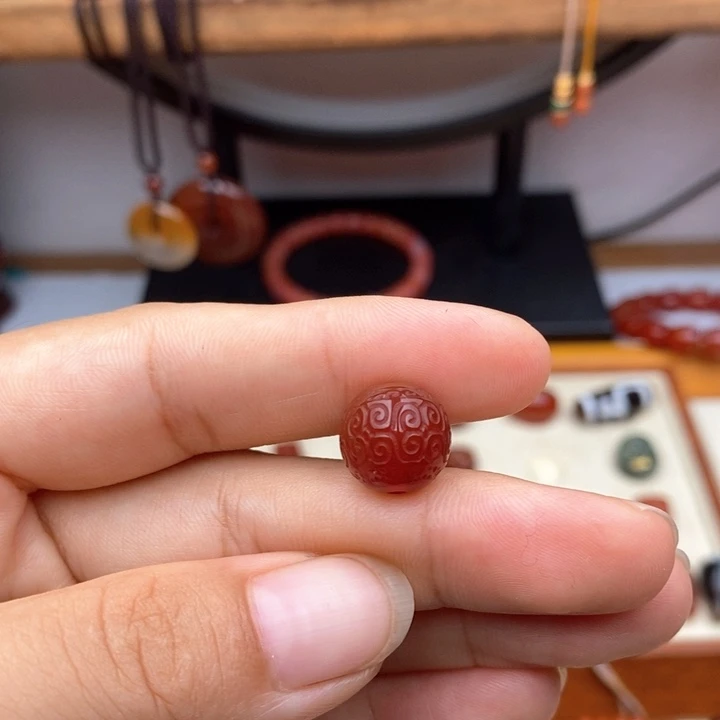 心***物玛瑙/玉髓颈饰未镶嵌