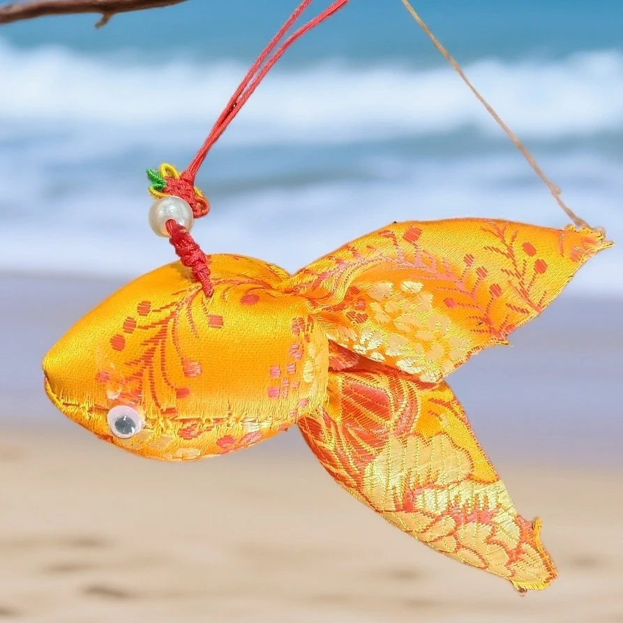 纯手工 香包  多色小鱼 金鲤送福