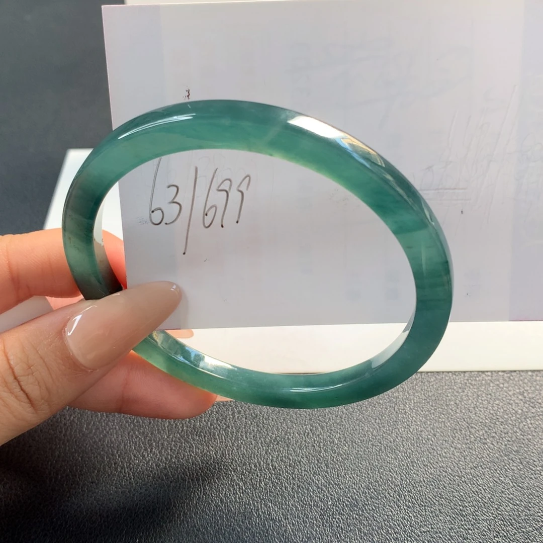 翡翠未镶嵌手镯天然翡翠