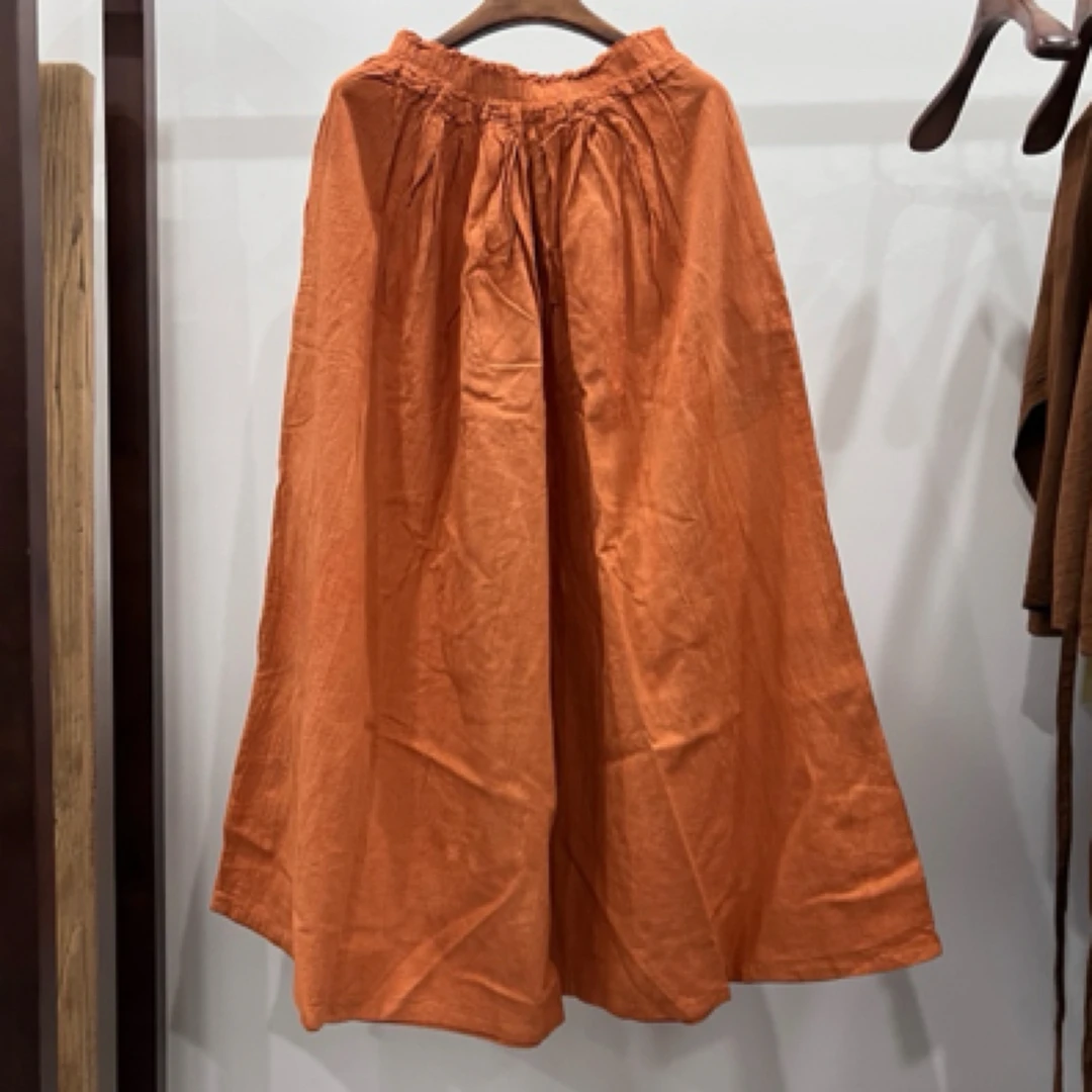 【惠中布衣】裙裤 植物染色M，L具体尺码请看备注