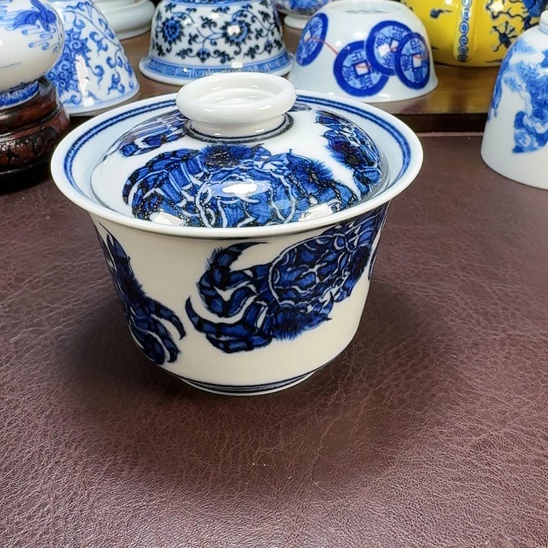 瓷片卖***的现代景德镇陶瓷手绘茶具