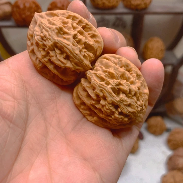 吊坠文玩核桃35+盘龙虎头