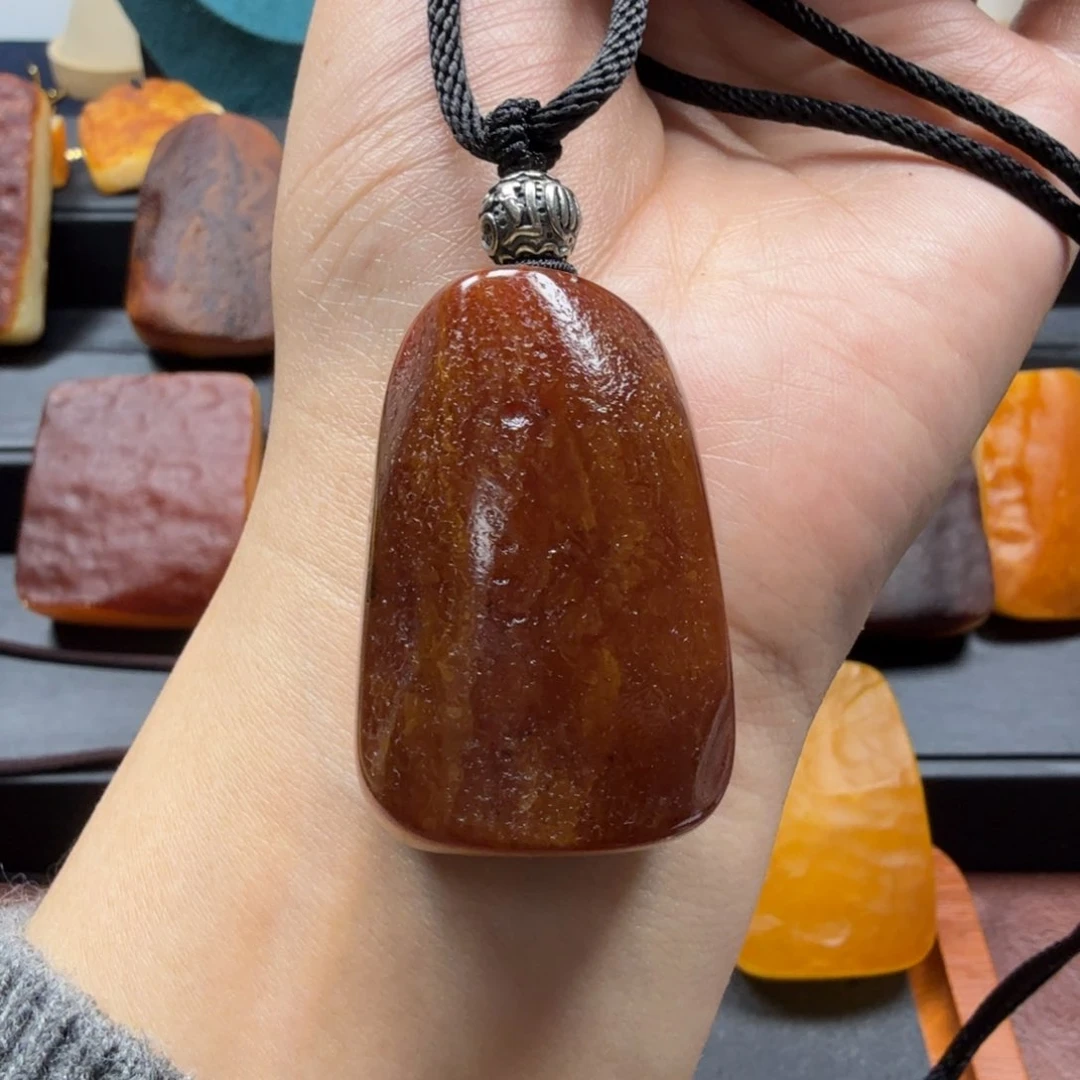 琥珀吊坠(赠链)未镶嵌